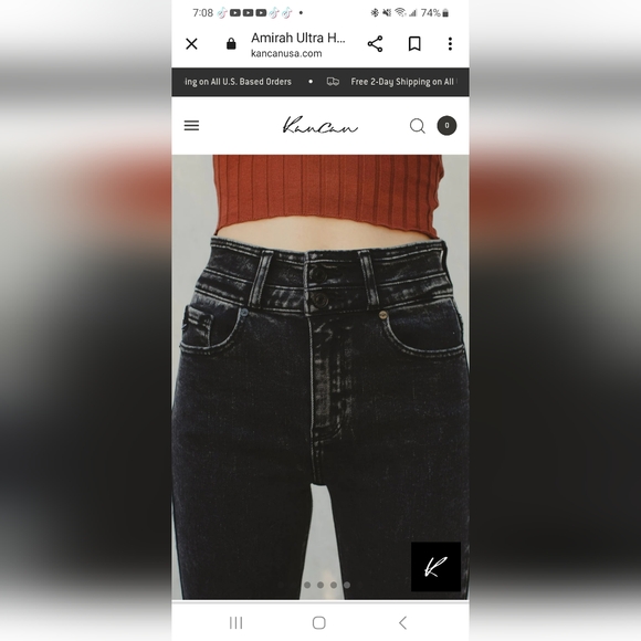 Kancan black flare jeans - Picture 3 of 6